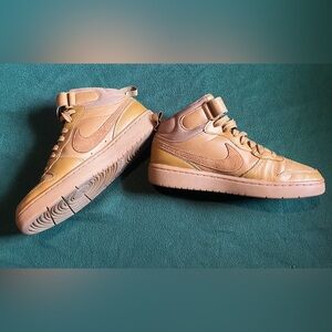Nike Tan High-Top Sneakers